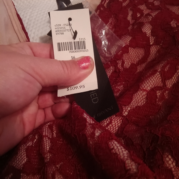 NWT Lane Bryant Lace Top Jumpsuit - Picture 9 of 14